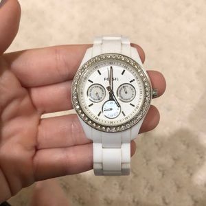 Stella stainless steel glitz & resin casual quartz